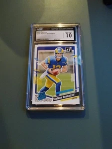 2023 Panini Donruss Rated Rookie Stetson Bennett #358 (CGC GEM MINT 10) - Picture 1 of 1