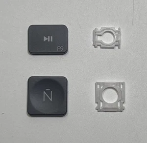 Logitech MX SPANISH GRAPHITE SINGLE REPLACEMENT KEYBOARD KEYCAPS KEYS (YR0073) - Picture 1 of 3