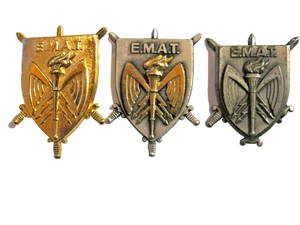 LOT DE 3 INSIGNES DE L'ETAT MAJOR DE L'ARMEE DE TERRE (3 DIFFERENTS) - Picture 1 of 2