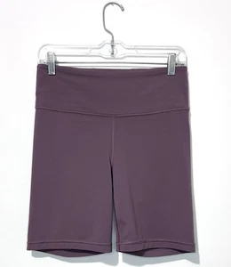 Athleta Elation 8" Short Damen M violett Tasche Kordelzug Logo - Bild 1 von 7