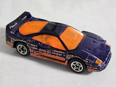 Matchbox Ferrari F-40 Purple Orange - Image 1 of 4