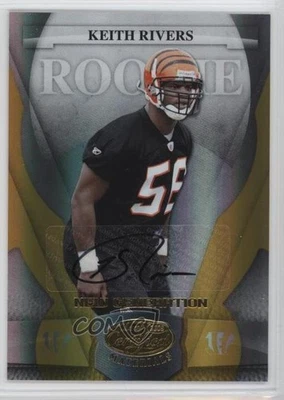 2008 Leaf Certified Materials New Generation /25 Keith Rivers Rookie Auto RC - Image 1 of 2