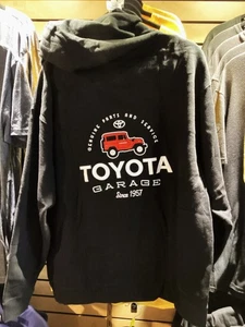 Toyota Genuine Toyota Vintage Garage Midweight Full Zip Hoodie Size L TO156993 - Bild 1 von 2