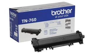 Cartucho genuino Brother TN760 tóner negro de alto rendimiento, paquete de 1 - Imagen 1 de 1