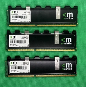 Mushkin Enhanced Blackline Triple Channel Kit Desktop Memory Model 998679 - Picture 1 of 3