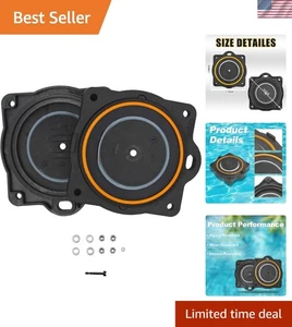 Kit de reconstrucción de diafragma de bomba de aire Hiblow HP-60/HP-80 - Fácil instalación y duradero - Imagen 1 de 8