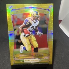 2016 Rookies & Stars Great American Heroes Marshall Faulk #33 Gold /25