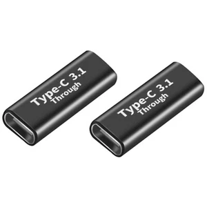 USB C 3.1 Kupplung 2 Stücke OTG Type-C Buchse auf Buchse Adapter 10Gbp - Bild 1 von 9