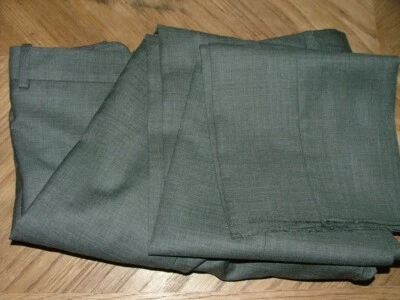 NEW WOT J.B BRITCHES DRESS PANTS SIZE 34 X 37 WOOL ELASTANE GRAY SOLID #235 - Image 1 of 4
