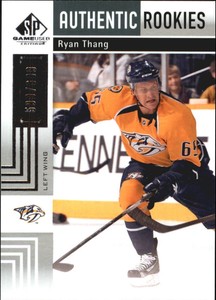 2011-12 SP Game Used Predators Hockey Card #172 Ryan Thang Rookie/699