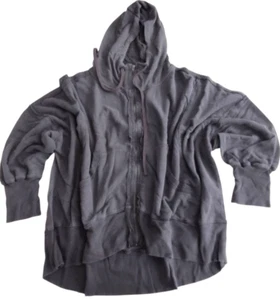 FREE PEOPLE WE THE FREE CAMDEN HOODIE BLACK NOIR SIZE L NWOT - Picture 1 of 7