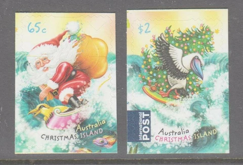 Christmas Island - 2018 Christmas - Complete Set of 2 Booklet Stamps MNH Cover