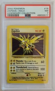 Pokémon ZAPDOS 19/110 Holo Rare Legendary Collection PSA 7 Graded NM 🍒 - Picture 1 of 4