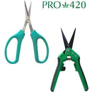 Bud Trimming Scissors by PRO 420 2 pack PRUNING TRIMMING HARVEST - Picture 1 of 8