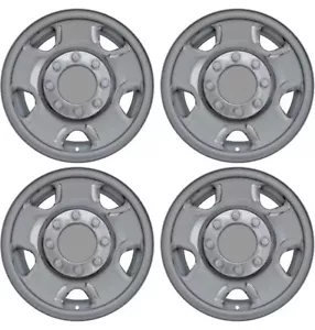 Set of 4 - 17’ Chrome Wheel Skins Imp74x Ford F250 SUPER DUTY 05-07 OEM LAST SET - Picture 1 of 2