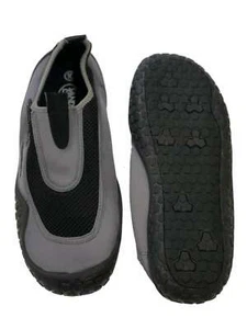Sand N Sun Mens Gray & Black Aqua Socks Beach & Water Shoes 10 - Picture 1 of 1