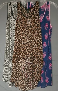 Tanque Junior-Transparente-Hi/Lo-Sin mangas - 100% poliéster-Racerback-Rue21-Talla M,L,XL - Imagen 1 de 19