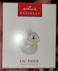 2023 Hallmark Keepsake Lil' Duck  Metal Miniature Ornament NIB NEW IN BOX 