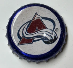 Labatt NHL Colorado Avalanche Plastic Lined Beer Crown Bottle Cap - Picture 1 of 4