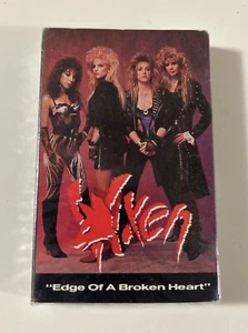 VIXEN EDGE OF A BROKEN HEART SINGLE 1988 VINTAGE CASSETTE TAPE USED - Picture 1 of 4