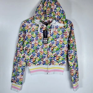 NWT Pepsi Cola Full Zip Hooded Sweater Jacket Girl's Size Small W/ Pockets. - Picture 1 of 7