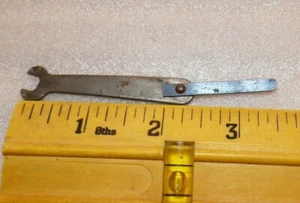 Vintage Zündschlüssel & Fühlerlehre Messgerät sehr klein 2,5 Zoll Länge - Bild 1 von 5