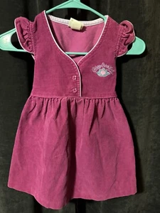 Vintage Cabbage Patch Kids 1983 Girls Corduroy Jumper Dress Size 5 - Picture 1 of 4