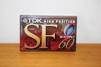 k7 Audio cassette vierge vintage TDK SF-60EA  neuve sous blister - Photo 1/4