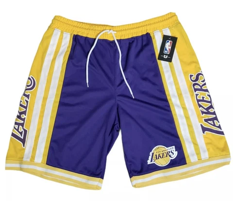 LOS ANGELES LAKERS NEW Men’s NBA Basketball Shorts LARGE Cover
