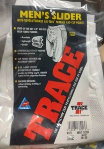 New Trace Baseball Sliding Shorts Men's Slider 78000 sizes L,XL-- WHITE #WX - Picture 1 of 1