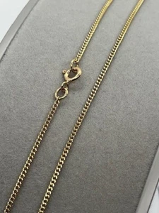 Panzerkette Gliederkette 9 kt Gelbgold 1,6 mm 26 Zoll / 65 cm Karabinerverschluss (G18C) - Bild 1 von 5