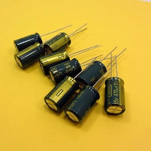LOW Elektrolytkondensator Radial 35V 470uF ESR CHENGX - Bild 1 von 3
