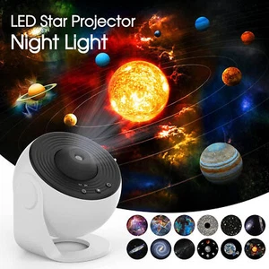 12in1 Planetarium Galaxy Starry Sky Projector Night Light Rotating Star LED Lamp - Picture 1 of 8