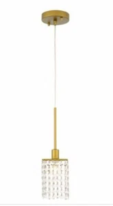 Living District LD7500BR Taylor 1 Light 5 inch Brass Pendant Ceiling Light - Picture 1 of 1