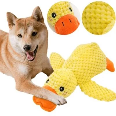 Jouet à mâcher pour chien de compagnie, canard apaisant, indestructible, chien = - Image 1 of 4