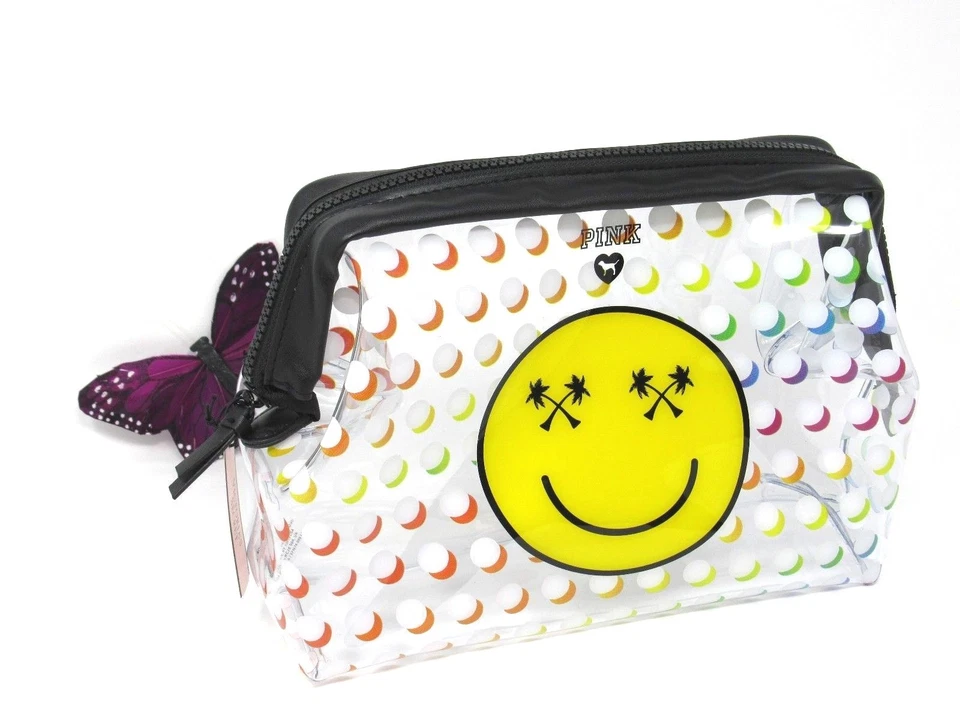 2018 Victoria's Secret Pink Poolside Pouch Cosmetic Beauty Travel Bag Case