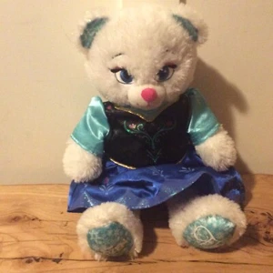 Build a Bear Frozen Elsa plush stuffed animal w/ Anna’s Dress Disney BAB 18" - Picture 1 of 10