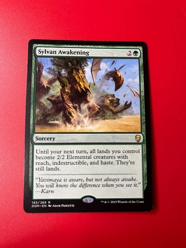 1x SYLVAN AWAKENING - Dominaria - MTG - Magic the Gathering - Image 1 of 1