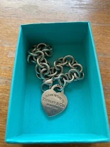 Tiffany & Co. "Return to Tiffany" Charm Armband – Großes Herz – Sterling Silber - Bild 1 von 3