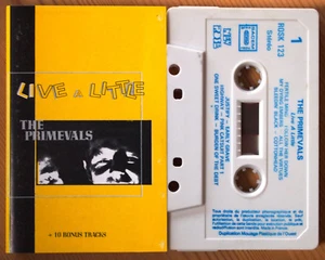 THE PRIMEVALS - LIVE A LITTLE (NEW ROSE ROSK 123) 1987 FRANCE CASSETTE TAPE  - Picture 1 of 3