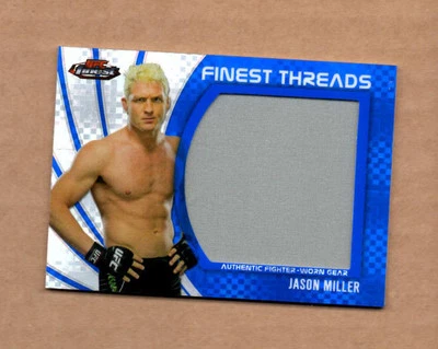 2012 Finest UFC Threads Jumbo Fighter Relics X-Fractors #JFTJM Jason Miller  - Image 1 of 2