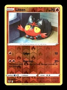 Pokemon Silver Tempest Litten 030/195 Reverse Foil - Picture 1 of 3