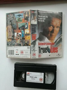 True Lies VHS Video 1994 Action Comedy Schwarzenegger - Picture 1 of 1