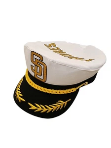 Captain Hat /White Cotton/San Diego/ADJUSTABLE/ SD Padres - Bild 1 von 12
