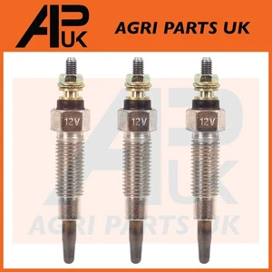 3x Heater Glow Plugs for Kubota B5100 B6100 B7100 L175 L185 L235 L245 Tractor - Picture 1 of 3
