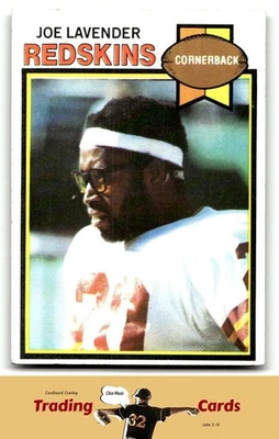 1979 Topps #31 Joe Lavender Washington Redskins Football Card VG/EX - Image 1 of 2
