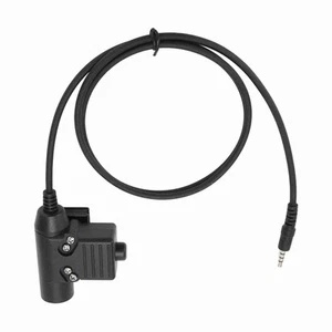Walkie Talkie Radio Headset Adapter 3.5Mm Audio Jack U94 Ptt Adapter Heads HLF - Zdjęcie 1 z 12