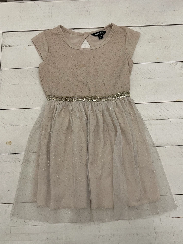 4pk H&M/Carters/George/Gymboree Girls/Kid Thanksgiving/Christmas/Party Dresses 6 - Image 1 of 4