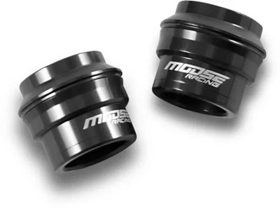 Par de espaciadores de rueda delantera rápidos Moose Racing negros para Husaberg FE450 09-14 Foto 1 de 4