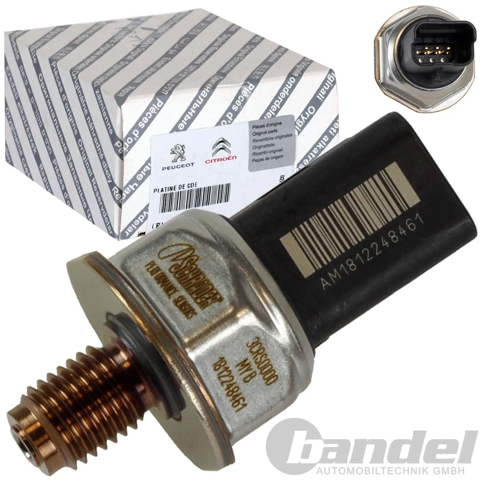 Originale Pressione Del Carburante Sensore Adatto A per Citroen C2-5 Peugeot 107 - Immagine 1 di 1